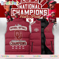 Oklahoma Sooners Four Peat 2024 NCAA Softball Women’s College World Series Champions Jacket