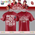 Oklahoma Sooners Four Peat 2024 NCAA Softball Women’s College World Series Champions Jersey Shirt