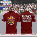 Oklahoma Sooners Four Peat NCAA Softball Women’s Champions Polo Shirt, Oklahoma Sooners Polo Shirt