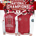 Oklahoma Sooners Four Peat NCAA Softball Women’s College World Series Champions Baseball Jacket
