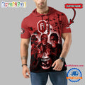 Oklahoma Sooners Horror Characters Essential Halloween Sleeveless Hoodie