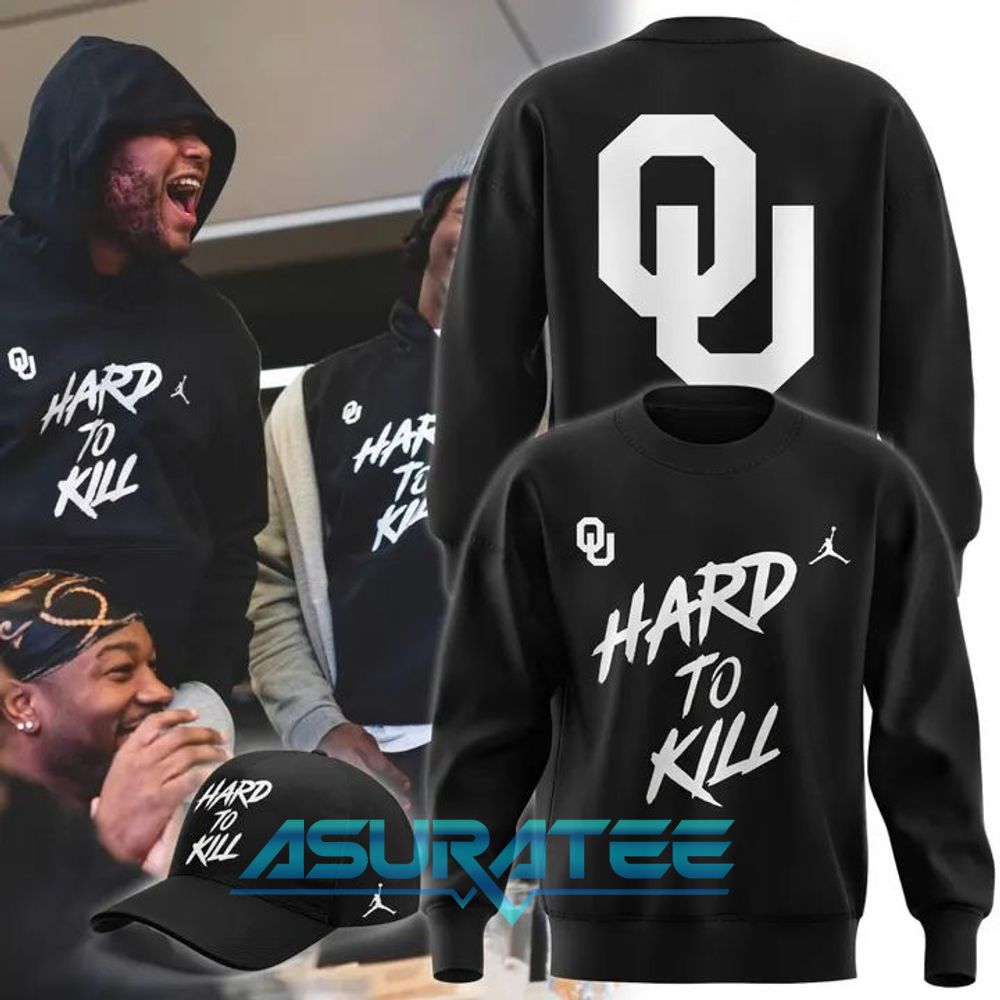 Oklahoma Sooners NCAA “Hard To Kill” Special Black Sweatshirt