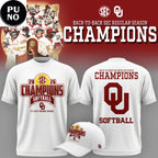 Oklahoma Sooners Softball 2026 Back-to-Back SEC Regular Season Champions Hoodie Shirt