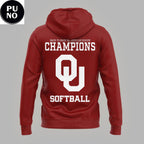 Oklahoma Sooners Softball 2026 Back-to-Back SEC Regular Season Champions Hoodie Shirt