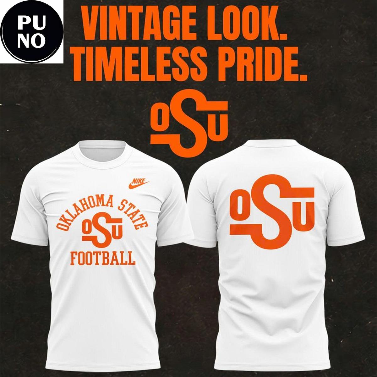 Oklahoma State Cowboys 2026 Vintage Look Timeless Hoodie T-Shirt