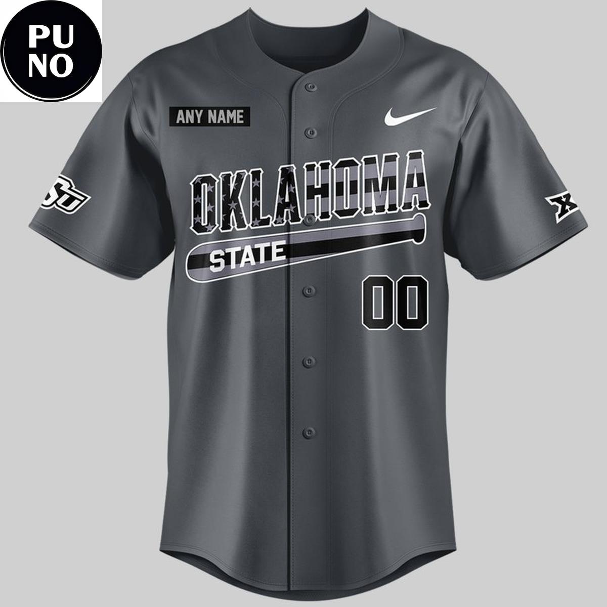 Oklahoma State Cowboys Military Appreciation Night 2026 Personalized Baseball Jersey