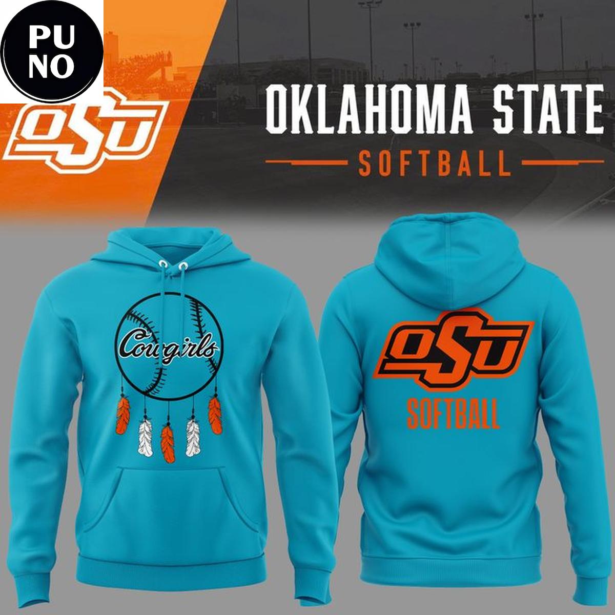Oklahoma State Cowgirl Softball Native American Hoodie T-Shirt