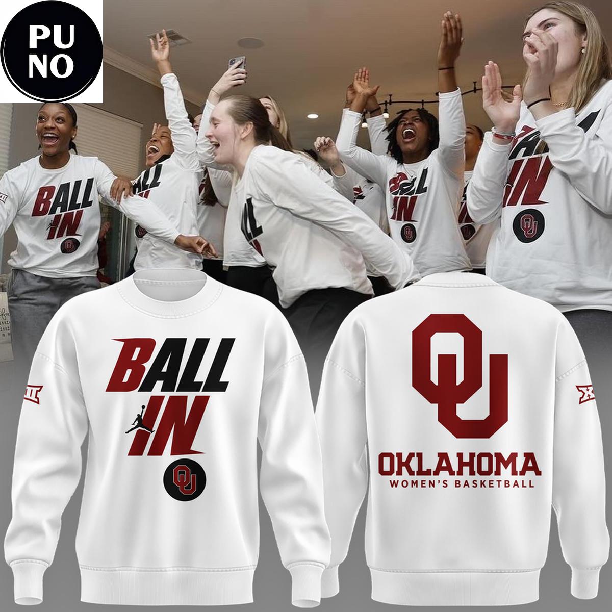 Oklahoma Sooners Women’s Basketball Ball In 2026 Hoodie Shirt