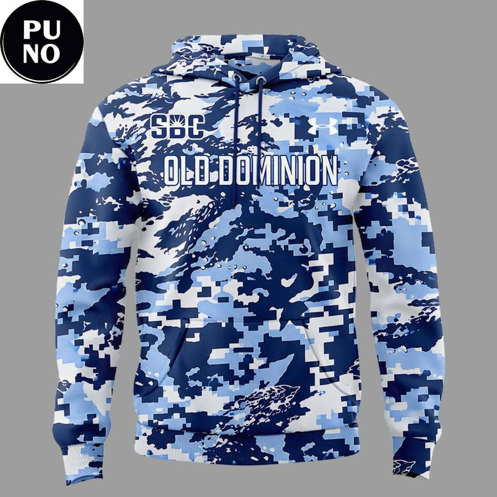 Old Dominion Monarchs Football 2026 Camo Hoodie T-Shirt