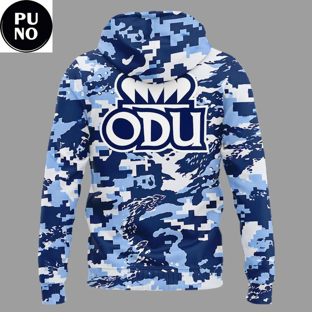 Old Dominion Monarchs Football 2026 Camo Hoodie T-Shirt