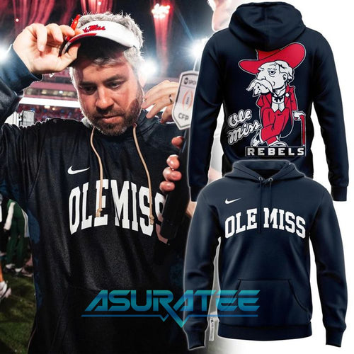 Ole Miss Rebels Football Coach Stephen Thomas Golding Hoodie