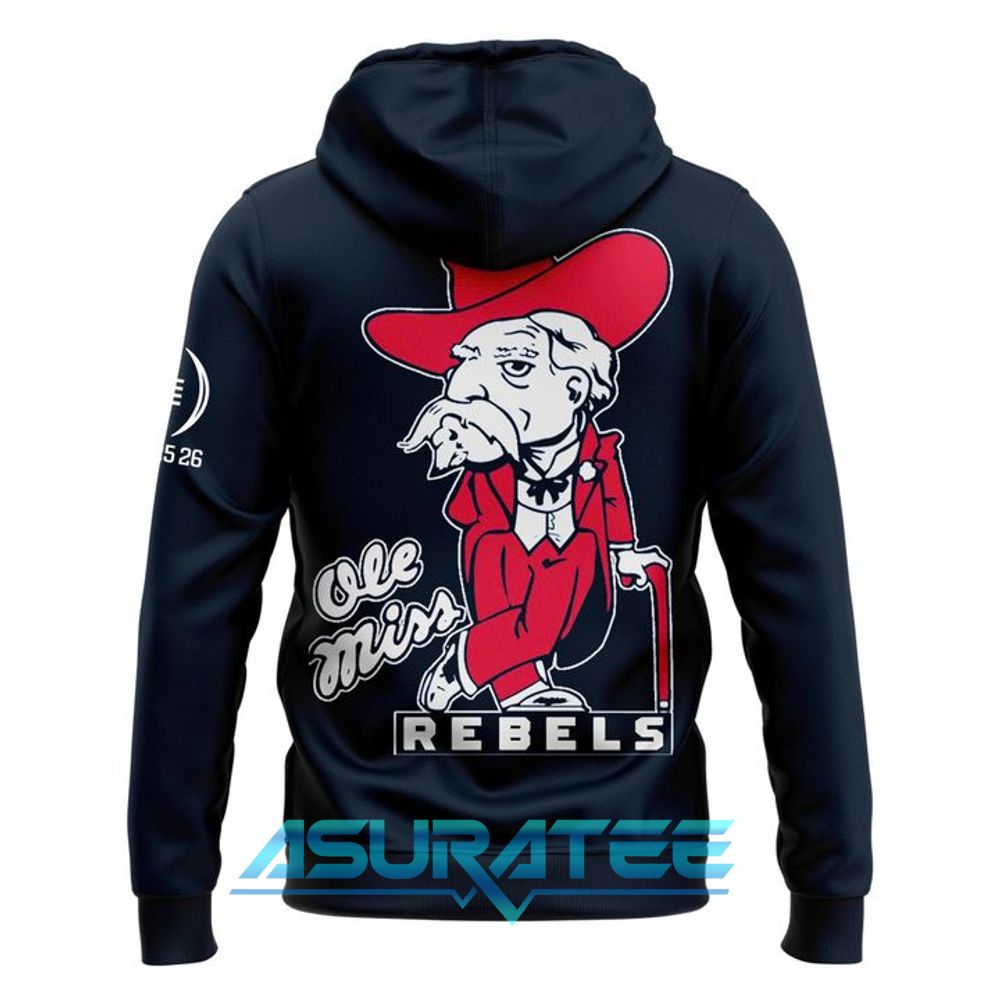 Ole Miss Rebels Football Coach Stephen Thomas Golding Hoodie