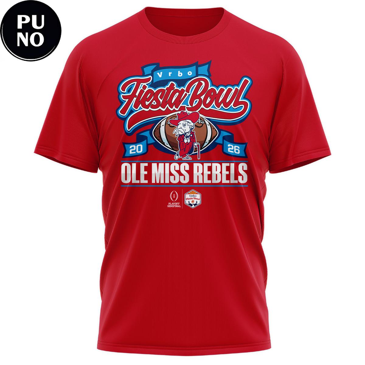 Ole Miss Rebels Vrbo Fiesta Bowl Champions 2026 Hoodie Shirt