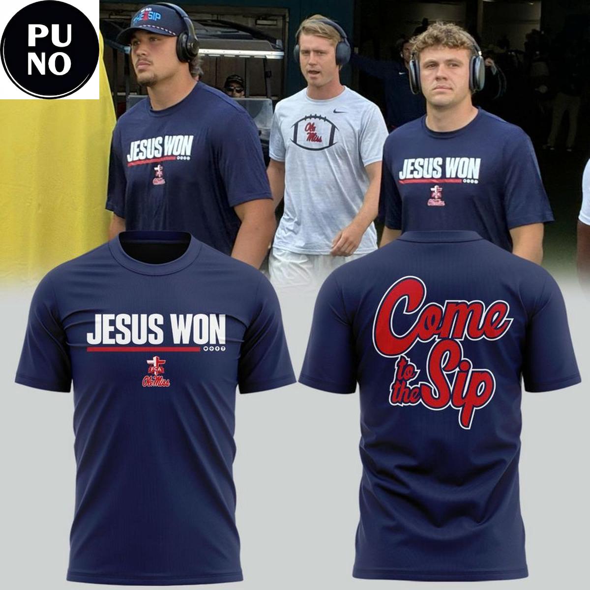 Ole Miss Rebels x Jesus Won 2026 Come to the Ship Hoodie T-Shirt
