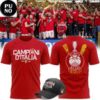 Olimpia Milano 2026 Campioni d’Italia T-Shirt
