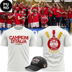 Olimpia Milano 2026 Campioni d’Italia T-Shirt