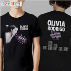 Olivia Rodrigo Guts World Tour 2024 Gift For Fans Two Sides Print Unisex T- Shirt