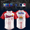 One Piece Anime x Texas Rangers 2026 Limited MLB Baseball Jersey