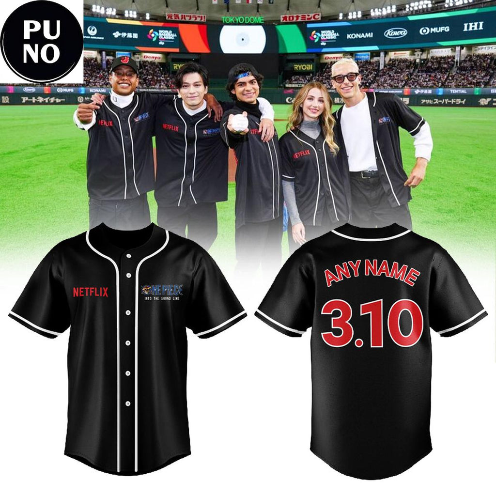 One Piece The Straw Hat Crew Live-action 2026 World Baseball Classic Personalized Baseball Jersey