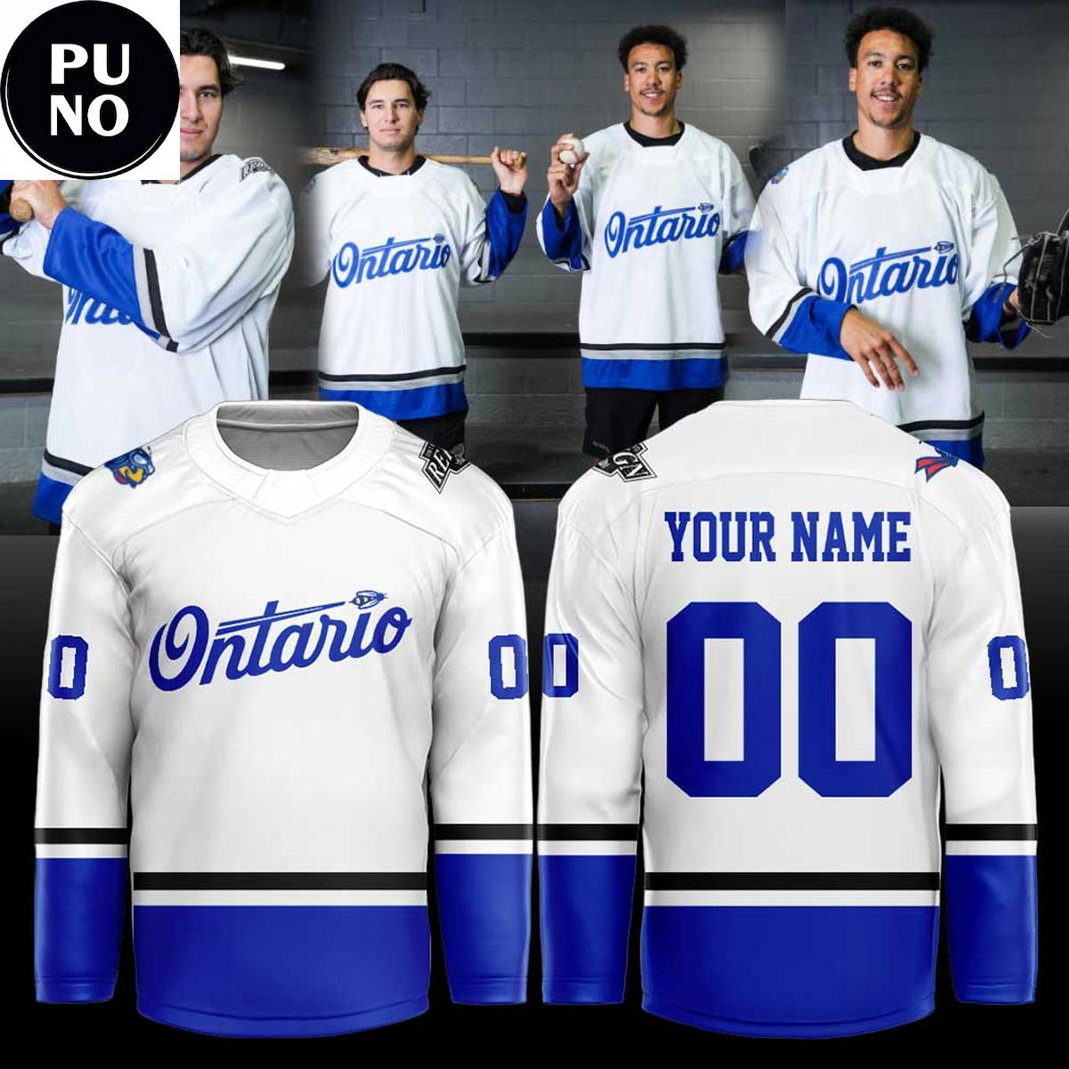 Ontario Reign Tower Buzzers Night 2026 The Buzz is Real 2026 Personalized Hockey Jersey