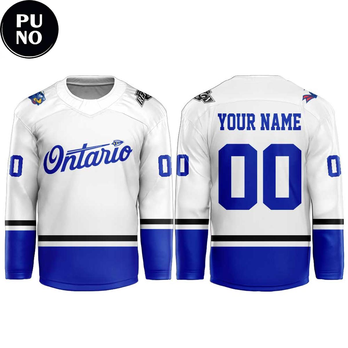 Ontario Reign Tower Buzzers Night 2026 The Buzz is Real 2026 Personalized Hockey Jersey