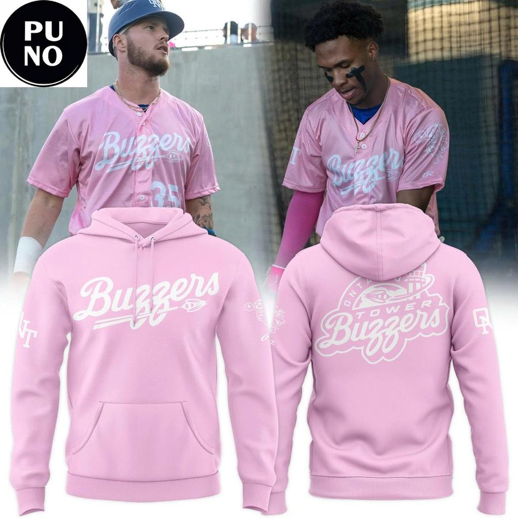 Ontario Tower Buzzers 2026 New Season Pink Hoodie T-Shirt