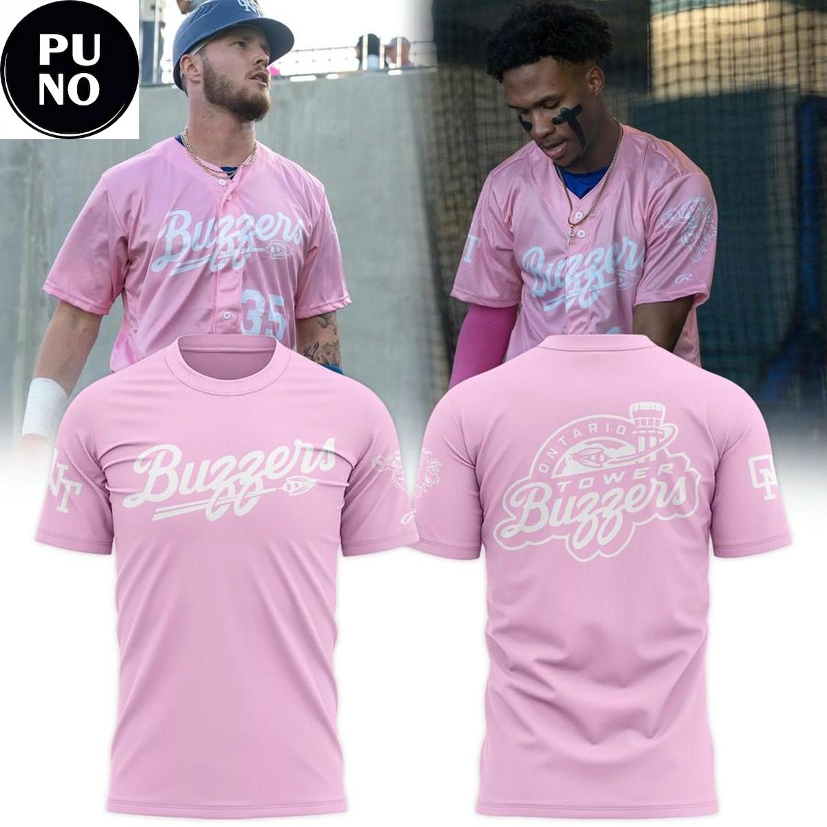 Ontario Tower Buzzers 2026 New Season Pink Hoodie T-Shirt