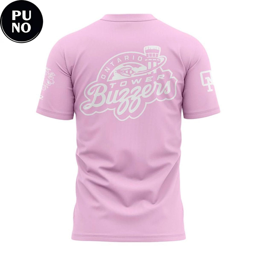 Ontario Tower Buzzers 2026 New Season Pink Hoodie T-Shirt