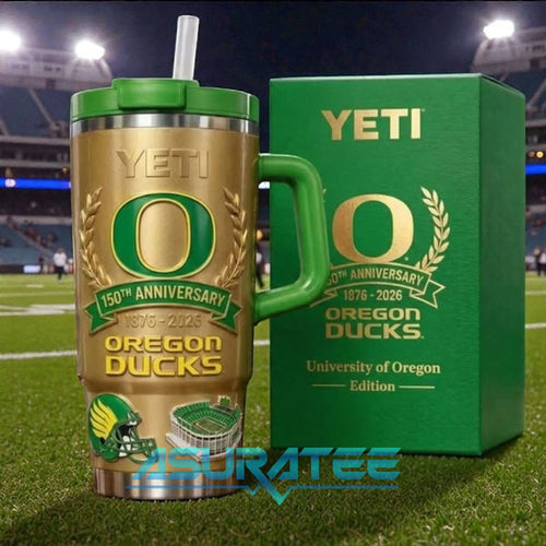 Oregon Ducks 150th Anniversary Limited Edition YETI Tumbler