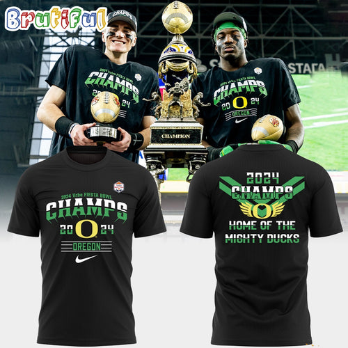 Oregon Ducks 2024 Vrbo Fiesta Bowl Champs T Shirt