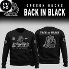Oregon Ducks Back In Black 2026 Hoodie T-Shirt