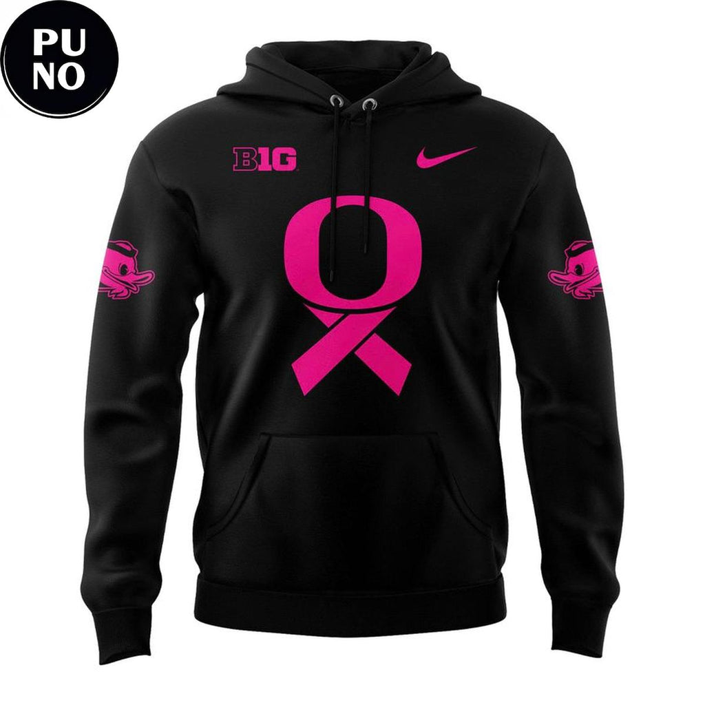 Oregon Ducks Breast Cancer Awareness 2026 Hoodie T-Shirt