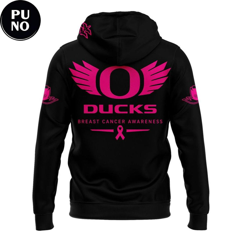 Oregon Ducks Breast Cancer Awareness 2026 Hoodie T-Shirt