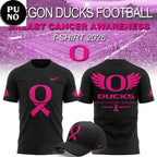 Oregon Ducks Breast Cancer Awareness 2026 Hoodie T-Shirt
