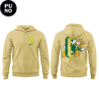 Oregon Ducks Chick-fil-A Peach Bowl 2026 Throwback Logo Cream Hoodie T-Shirt