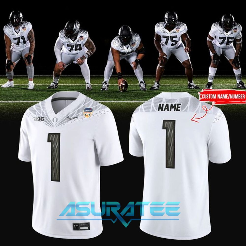Oregon Ducks Football Quarterfinals Uniform Jersey 2025