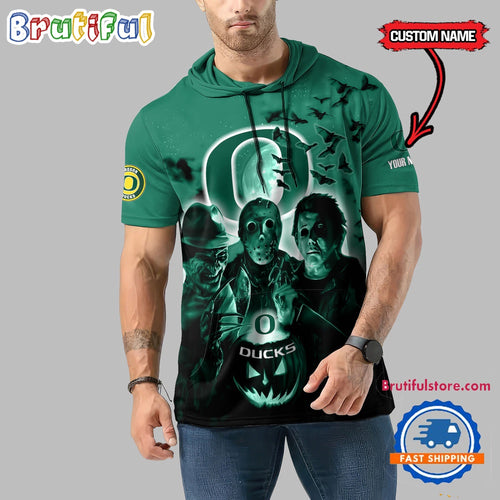 Oregon Ducks Horror Characters Essential Halloween Sleeveless Hoodie