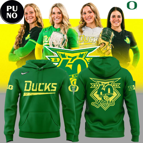 Oregon Ducks Softball Celebrating 60 Years 2026 Hoodie T-Shirt