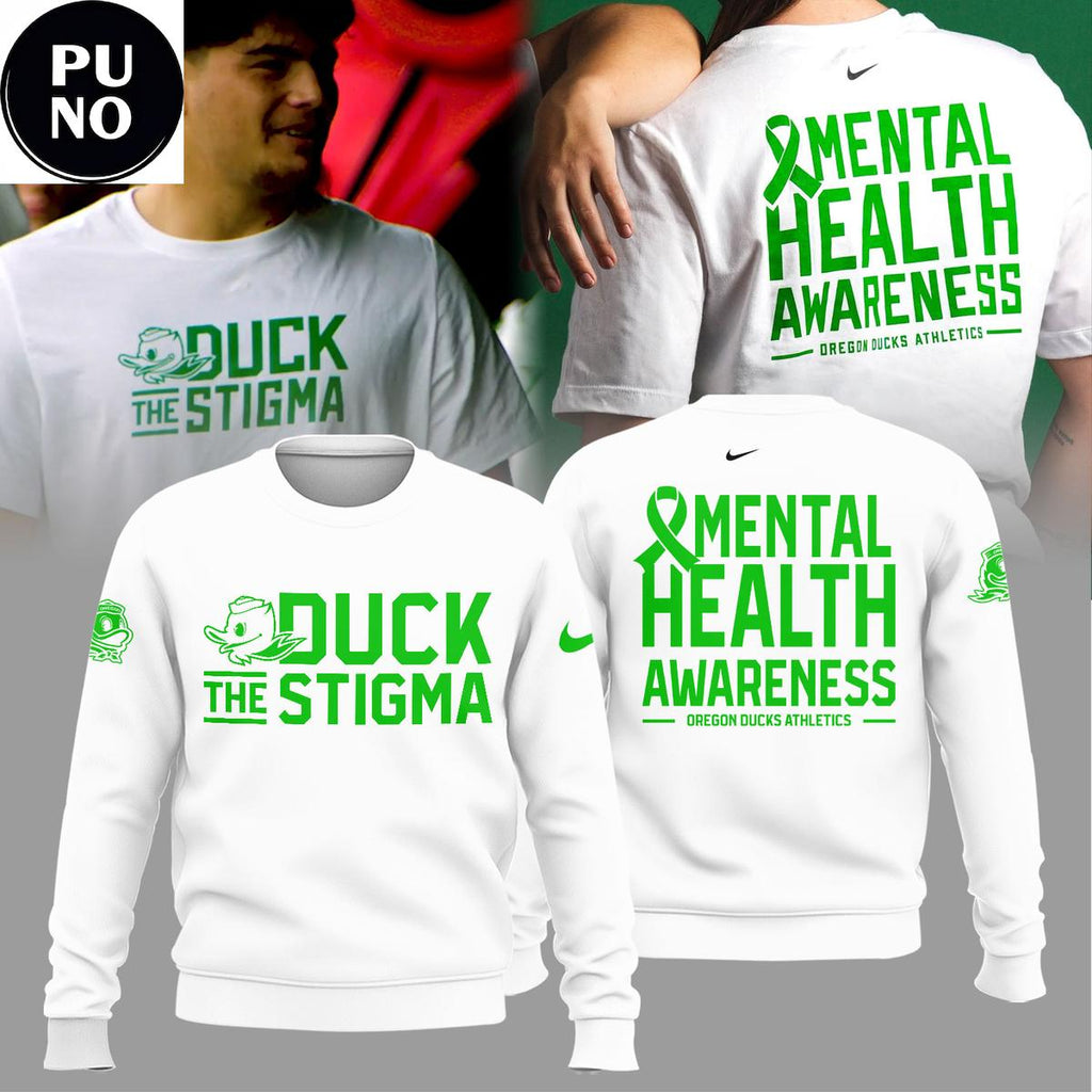 Oregon Ducks The Stigma 2026 Mental Health Awareness Hoodie Shirt