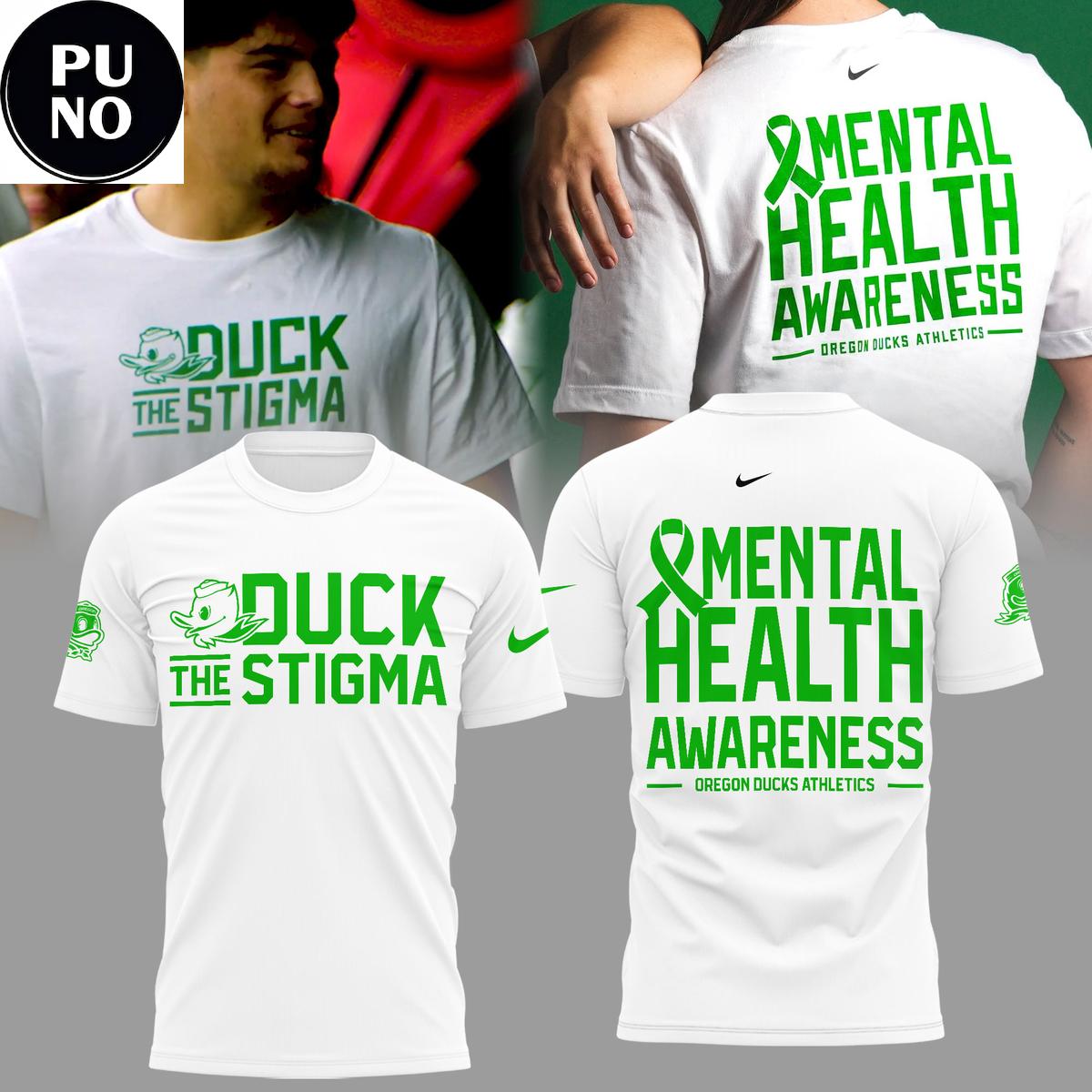 Oregon Ducks The Stigma 2026 Mental Health Awareness Hoodie Shirt