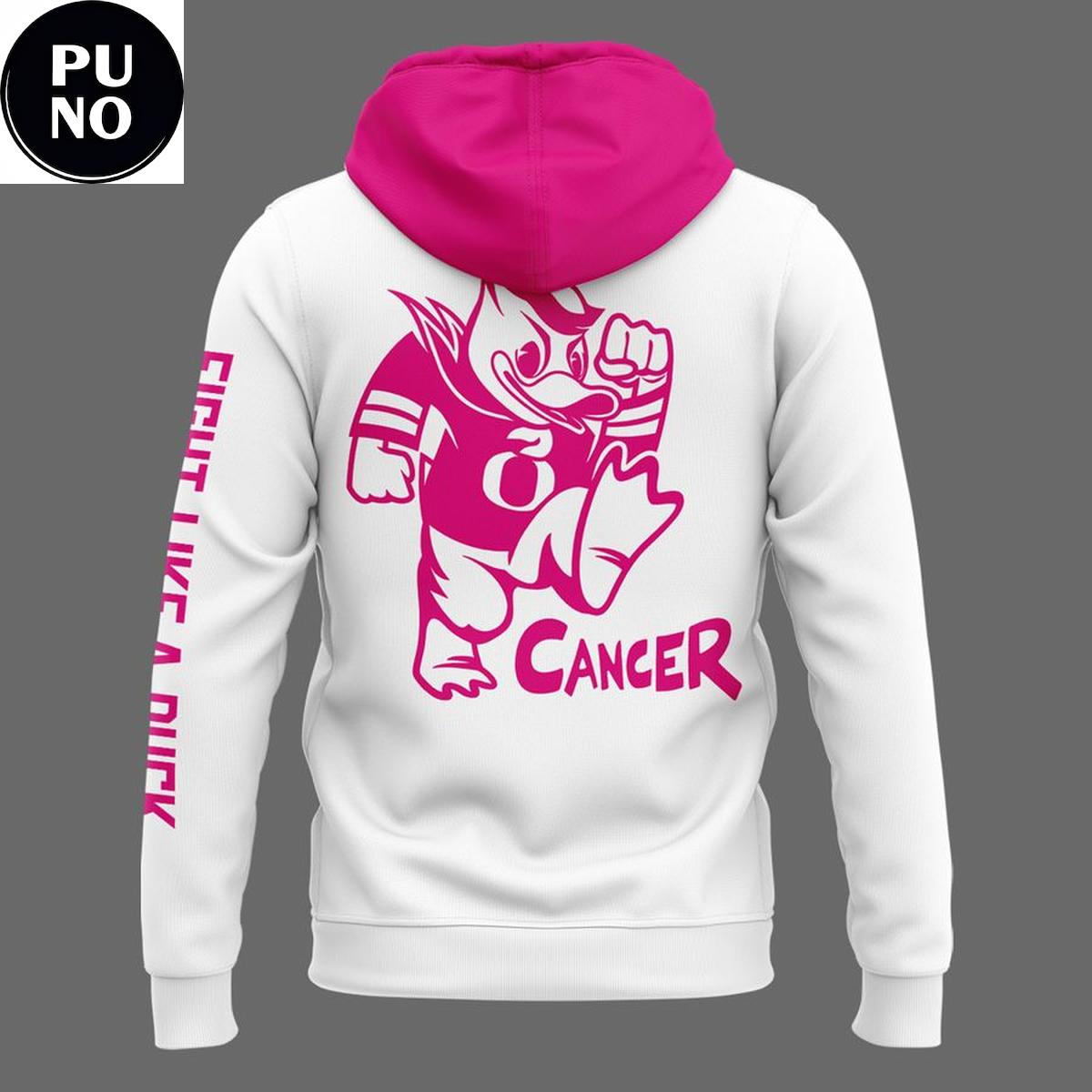 Oregon Ducks Women’s Basketball Cancer Awareness 2026 Hoodie Shirt