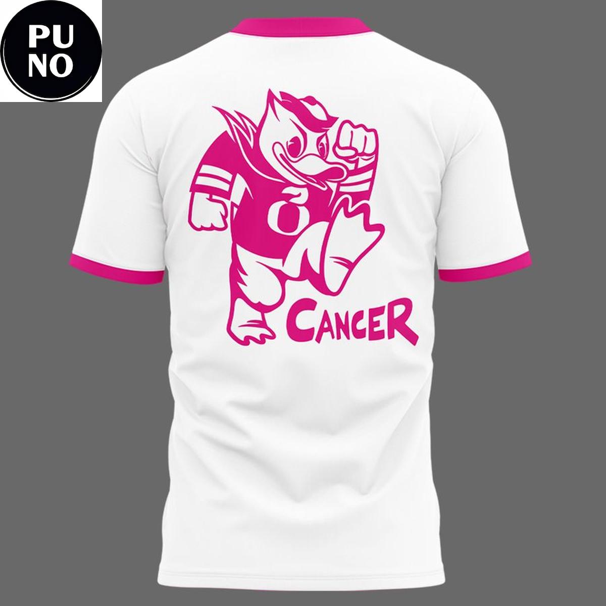 Oregon Ducks Women’s Basketball Cancer Awareness 2026 Hoodie Shirt