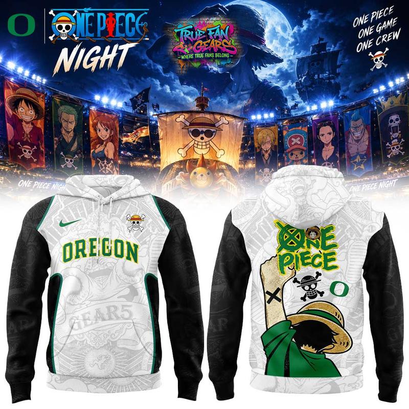Oregon Ducks x One Piece One Game One Crew 2026 Limited Edition Hoodie