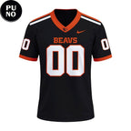 Oregon State Beavers Football 2026 Dark Mode Personalized Football Jersey