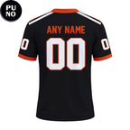 Oregon State Beavers Football 2026 Dark Mode Personalized Football Jersey