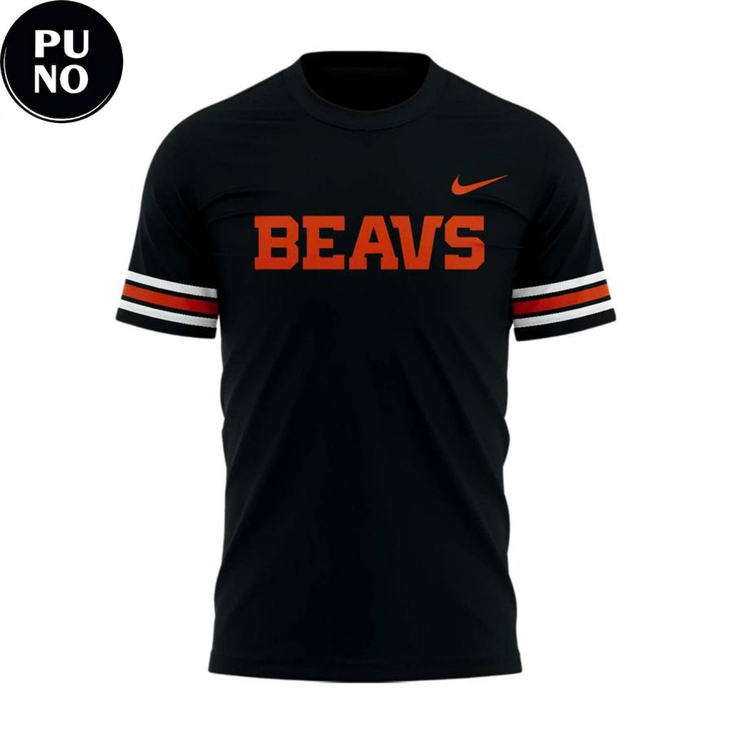 Oregon State Beavers Football 2026 Dark Mode T-Shirt