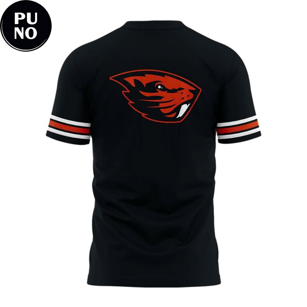 Oregon State Beavers Football 2026 Dark Mode T-Shirt