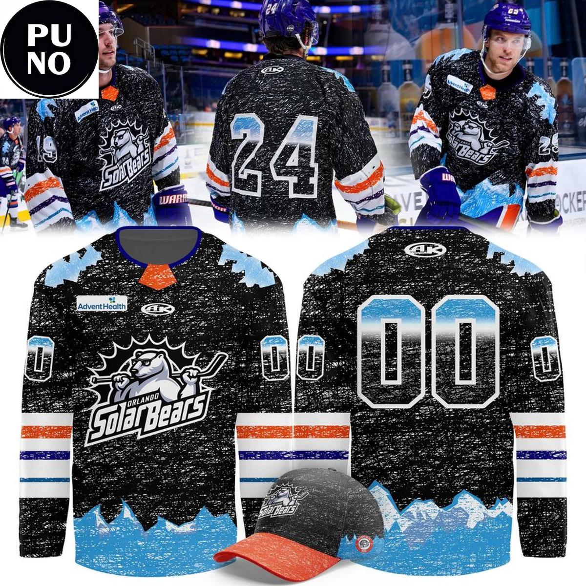 Orlando Solar Bears Fans Designs 2026 Personalized Hockey Jersey