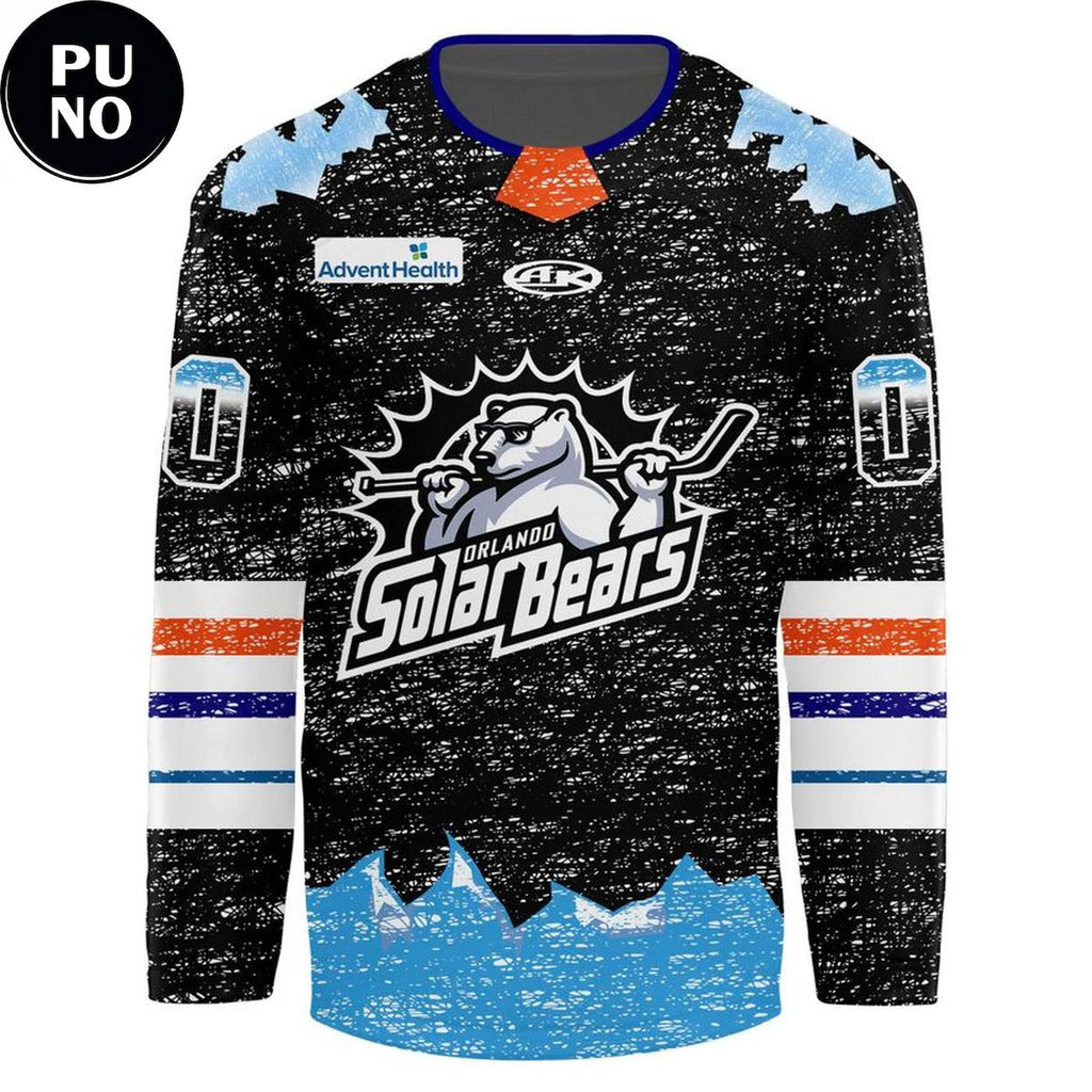 Orlando Solar Bears Fans Designs 2026 Personalized Hockey Jersey
