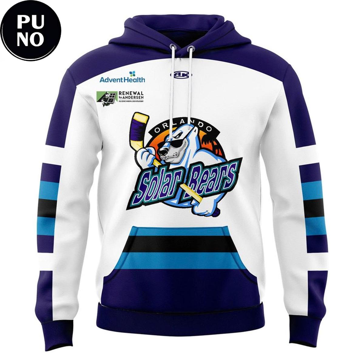 Orlando Solar Bears Replica Throwback Night 2026 Hoodie